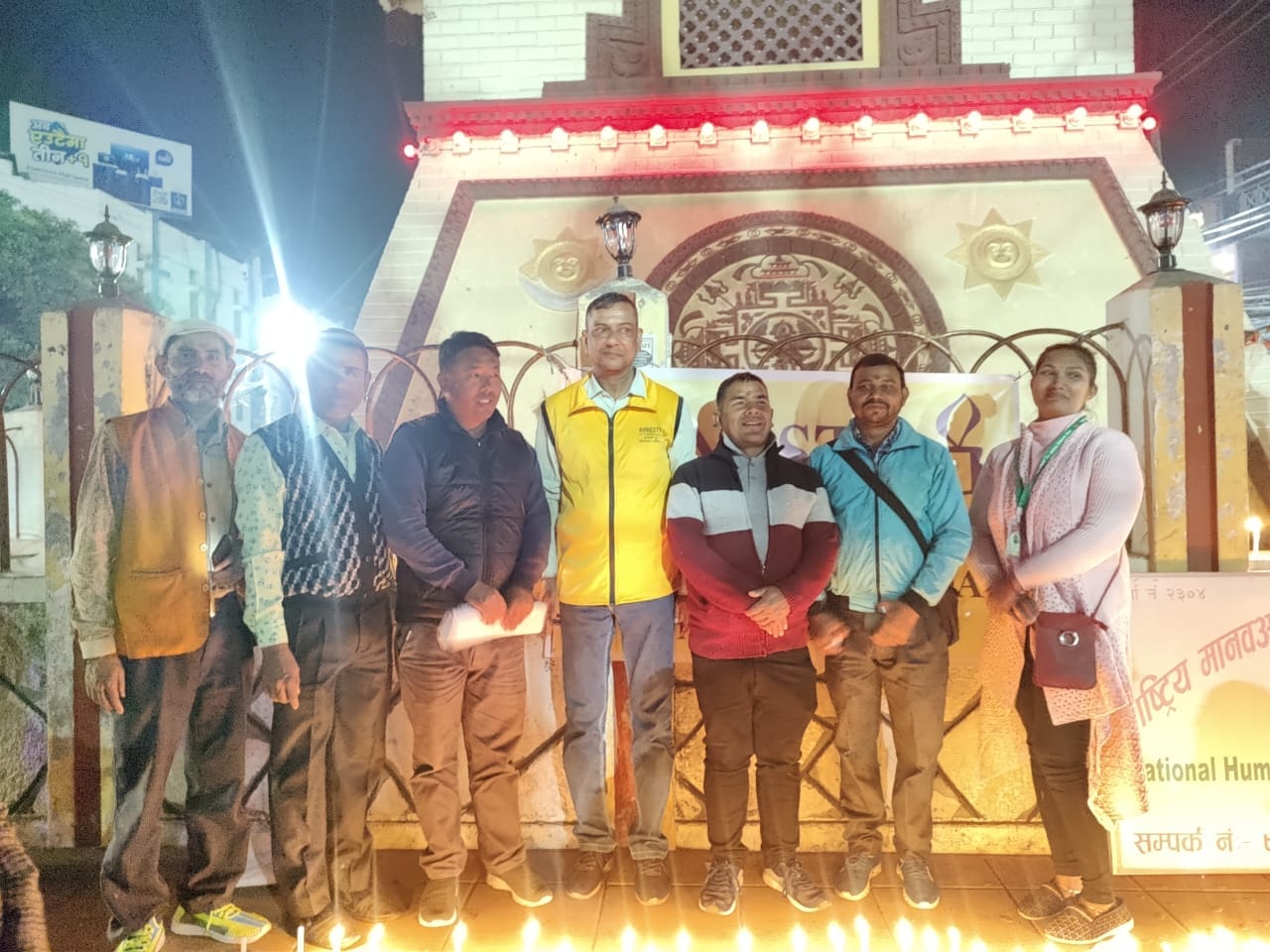 अन्तर्राष्ट्रिय मानव अधिकार दिवसको अवसरमा वीरगञ्जमा दिप प्रज्वलन  